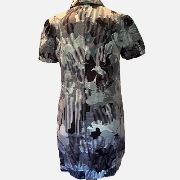 Mexx Dress Black White and Gray Geometric Print Size 10 - Picture 2 of 9